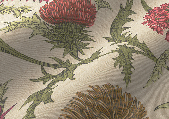 Acanthium, Garnet - Made to Measure Curtains - Image 4